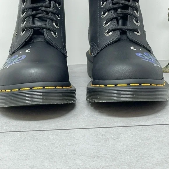 Dr martens 1490 Mystic Garden RARE Blue Floral Doc Martens - Picture 6 of 13